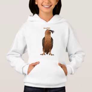 Bearded Vulture cartoon illustration