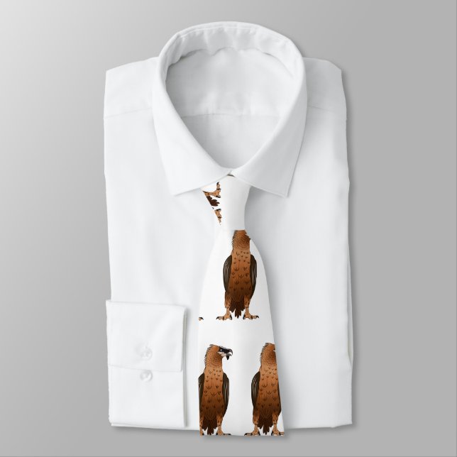 Bearded Vulture cartoon illustration  Tie (Tied)
