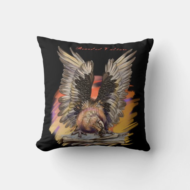 Bearded Vulture Cushion (Front)