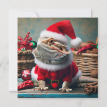 Beardie Christmas Card