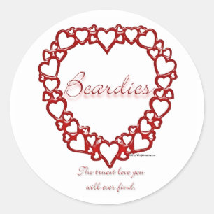 Beardie True Love - Sticker