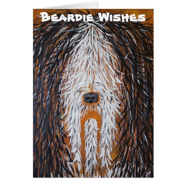Beardie Wishes Card 2 (Front)