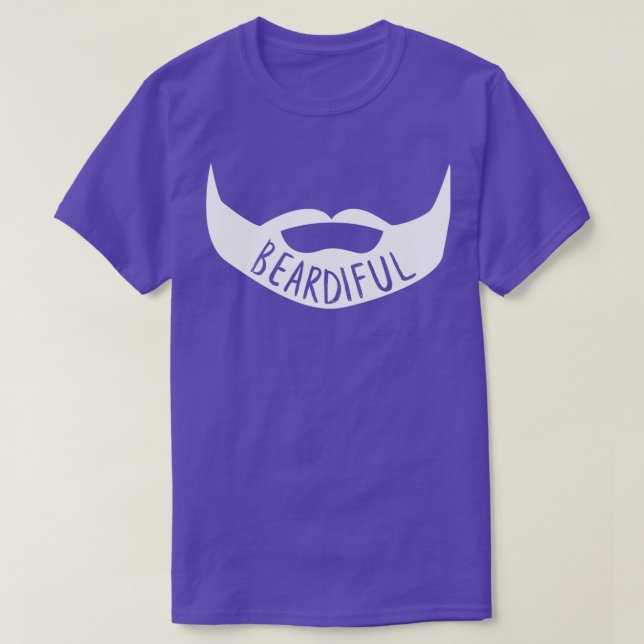 Beardiful Funny Shirt for Bearded Men Gift (Design Front)