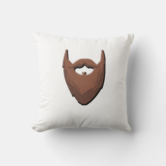 Bearding is a way of life! cushion (Front)