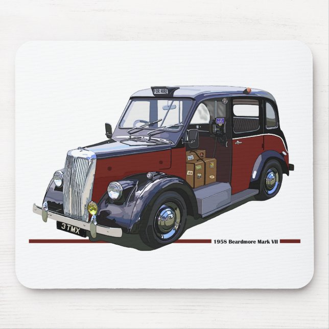 Beardmore MkII Taxi Mouse Pad (Front)