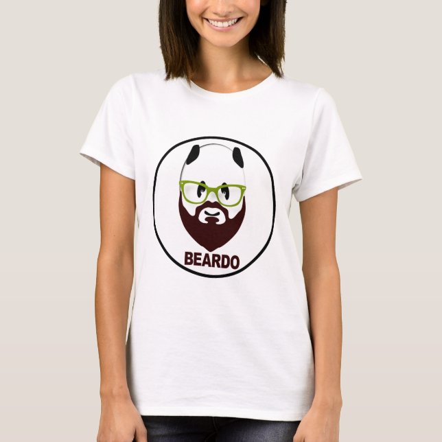 Beardo panda T-Shirt (Front)