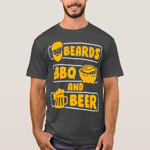 Beards Bbq Beer Full Bearded Beards Beard T-Shirt