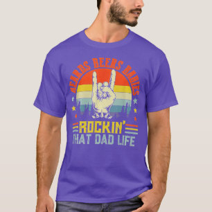 Beards Beers Babies Rockin hat Dad Life Father Day T-Shirt