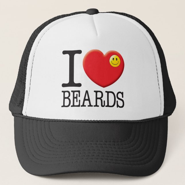 Beards Love Trucker Hat (Front)