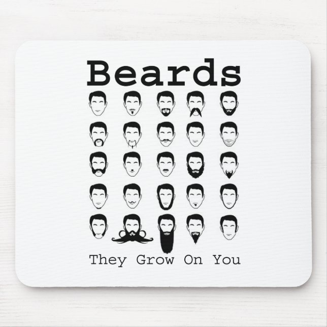 Beards Mouse Pad (Front)