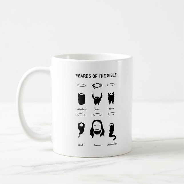 Beards of the Bible Mug (Left)