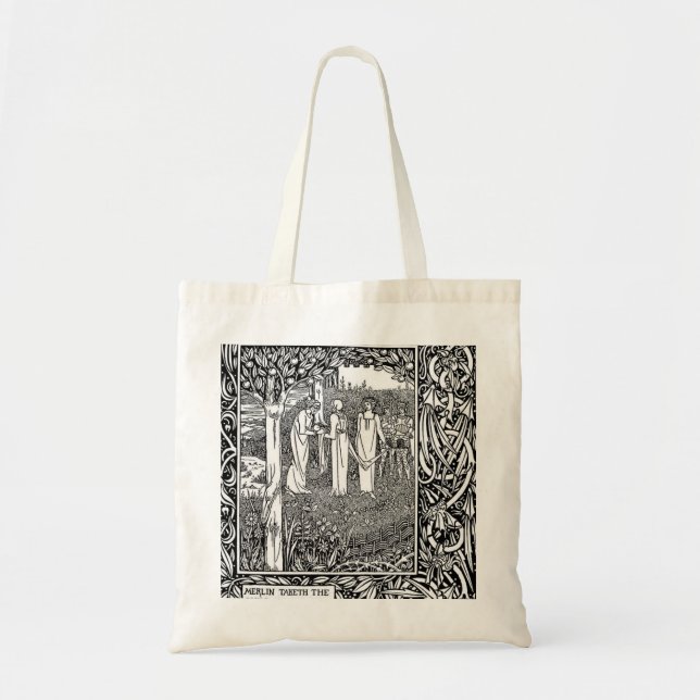 Beardsley: Morte D'Arthur Tote Bag (Front)
