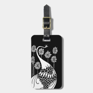 Beardsley Peacock Bag Tag