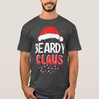 Beardy Santa Claus Christmas Matching Costume  T-Shirt