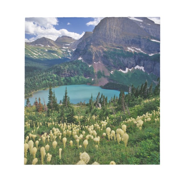 Beargrass above Grinnell Lake in the Many Notepad (Front)
