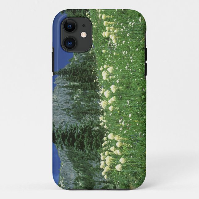 Beargrass at Eunice Lake, Mt. Rainier NP, WA, Case-Mate iPhone Case (Back)