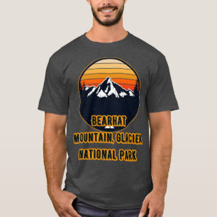 Bearhat Mountain Glacier National Park  1 T-Shirt