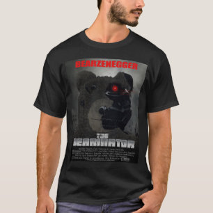 BEARINATOR Movie Poster Style T-Shirt