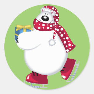 Bearing Gifts Classic Round Sticker