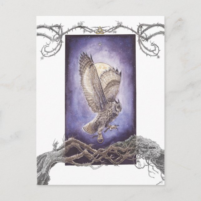 Bearing Three Hallowed Rings Postcard (Front)