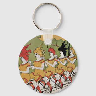 Bearings Bicycle Poster Key Ring