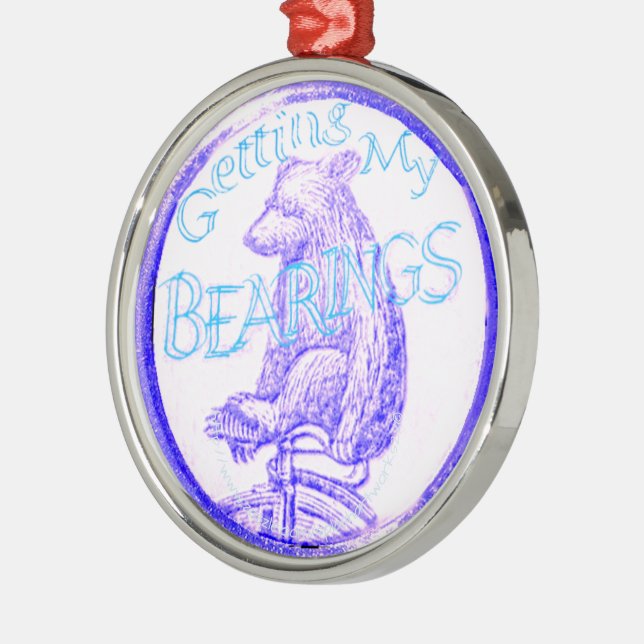 "Bearings" Metal Tree Decoration (Left)