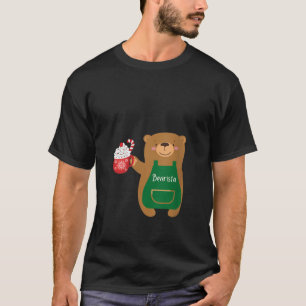 Bearista Holiday Coffee Shop Bear Barista Cafe Bea T-Shirt