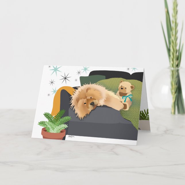 BEARLY AWAKE - CHOW art cards (Front)