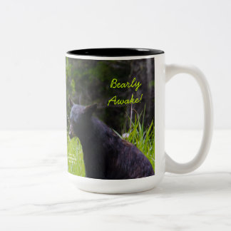 Bearly Awake Two-Tone Coffee Mug