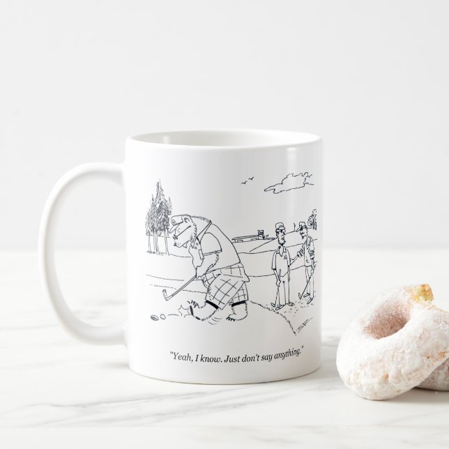 Bearly Golf mug (With Donut)