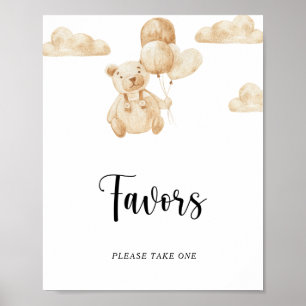Bearly is on the way \ Favours Poster