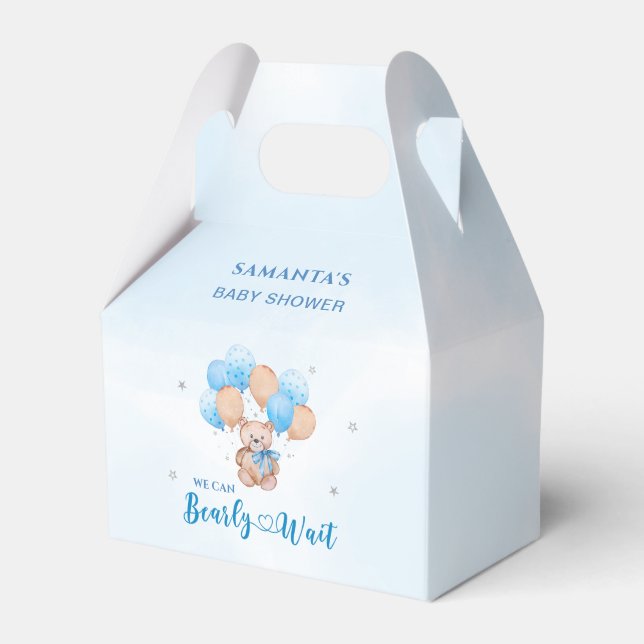 Bearly Wait Baby Shower Favour Box (Front Side)