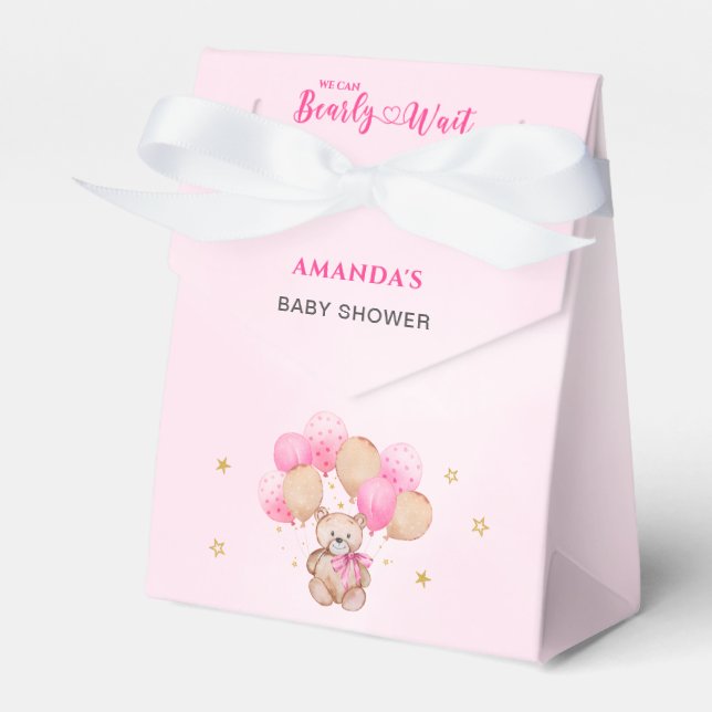Bearly Wait Baby Shower Favour Box (Front Side)