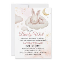 Bearly Wait Baby Shower Invitation
