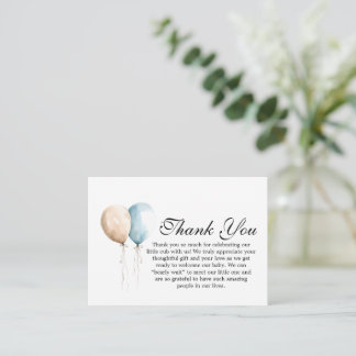 Bearly Wait Baby Shower Thank You Card