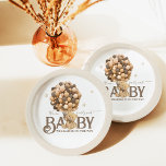 Bearly Wait Boho Balloon Neutral Baby Shower Paper Plate<br><div class="desc">A little bear is on the way? Of course you’ll celebrate! This Bear Balloons " We Can Bearly Wait" design help you plan a great Baby Shower!</div>