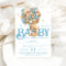 Bearly Wait Boho Blue Balloon Baby Boy Shower