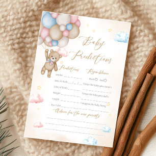 Bearly Wait Gender Reveal Baby Predictions Game