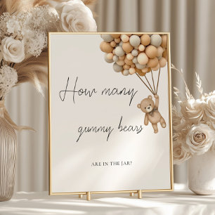 Bearly Wait Guess How Many Gummy Bears Sign