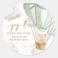 Bearly Wait Teddy Bear Mint Pop It When She Pops
