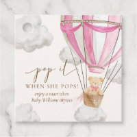 Bearly Wait Teddy Bear Pink Pop It When She Pops