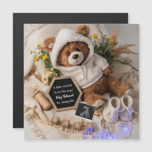 Bearly Wait Teddy Bear Pregnancy Announcement card