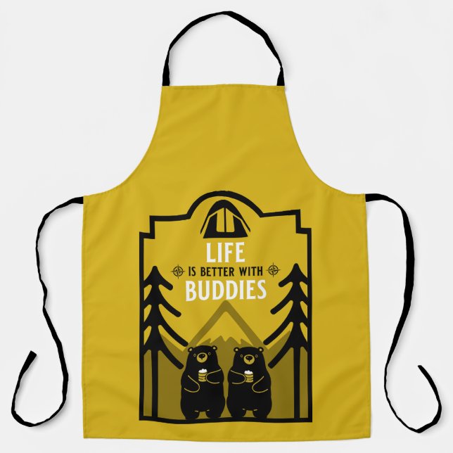 Bears And Beer Canada Apron (Front)