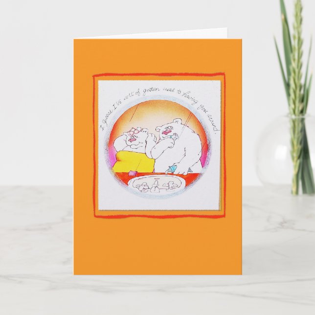 Bears Anniversary Occasions Card (Front)