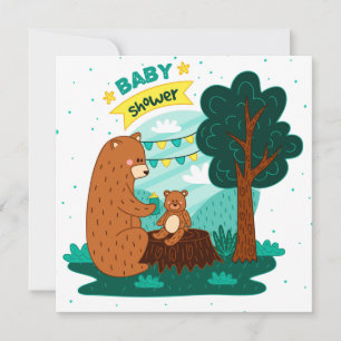 Bears Baby Shower Invitation