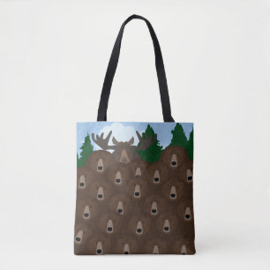 Bears Bears Bears Allover Tote Bag