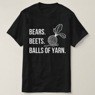 Bears Beets Balls of Yarn - Men's Tee
