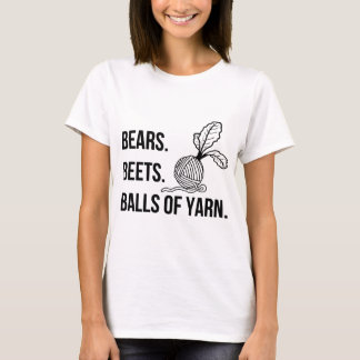 Bears Beets Balls of Yarn - Women's Tee