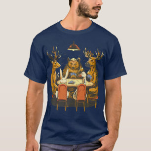 Bears Deer Animal Lover Funny Men Women Vintage TS T-Shirt