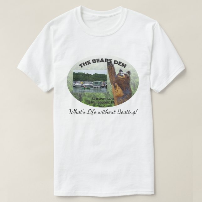 Bears Den Customisable T-Shirt (Design Front)